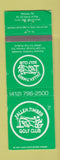 Matchbook Cover - Fallen Timber Golf Club Midway PA