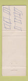 Matchbook Cover - Arapahoe Barbers Boulder Colorado pinup WORN