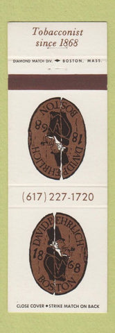 Matchbook Cover - David P Ehrlich Tobacco Boston MA
