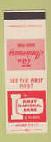 Matchbook Cover - 1st National Bank Hazleton PA 1963