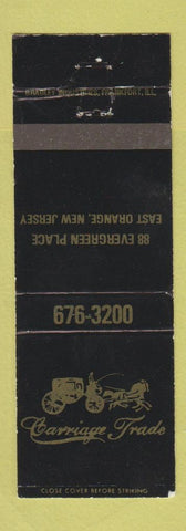 Matchbook Cover - Carriage Trade East Orange NJ WEAR