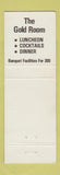 Matchbook Cover - Carriage Trade East Orange NJ WEAR