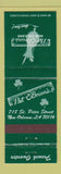Matchbook Cover - Pat O'Brien's New Orleans LA