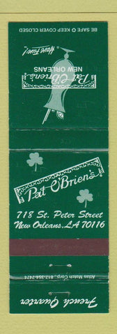 Matchbook Cover - Pat O'Brien's New Orleans LA