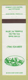 Matchbook Cover - Forest Cove Motel Franklin NC