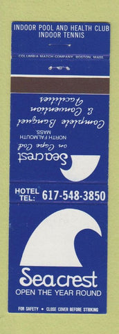 Matchbook Cover - Seacrest Hotel North Falmouth MA