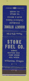 Matchbook Cover - Rocky Stone Evinrude Boat Motors heating oil Willamina OR WEAR