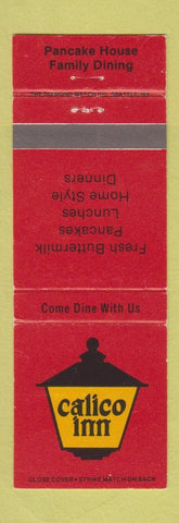 Matchbook Cover - Calico Inn Pancakes WEAR