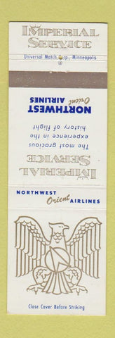 Matchbook Cover - Northwest Orient Airlines