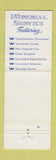 Matchbook Cover - Northwest Orient Airlines