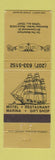 Matchbook Cover - Clipper Inn Motel Restaurant Boothbay Harbor ME