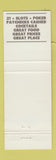 Matchbook Cover - Skyline Casino Restaurant Henderson NV