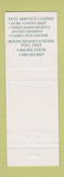 Matchbook Cover - Tahoe Biltmore Lodge Casino Crystal Bay NV
