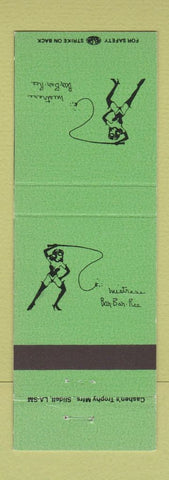 Matchbook Cover - Mistress Bar Bah Rae girlie S&M Dominatrix