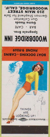 Matchbook Cover - Woodbridge Inn CA German Shephard for sale