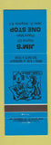 Matchbook Cover - Jim's One Stop Antigonish NS BLUE