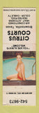 Matchbook Cover - Citrus Courts Motel Brownsville TX pinup WEAR