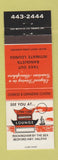 Matchbook Cover - China Town Lounge Chinese Rockingham by the Sea Halifax NS