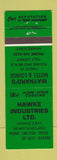 Matchbook Cover - Hake Industries Maynard's Motel Hawke's Bay NF