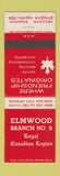 Matchbook Cover - Royal Canadian Legion Elmwood Branch Winnipeg MB