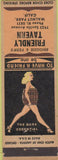 Matchbook Cover - Friendly Tavern Walnut Park CA pinup bare essentials