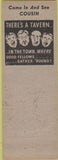 Matchbook Cover - Friendly Tavern Walnut Park CA pinup bare essentials