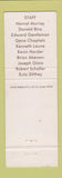Matchbook Cover - John Ziegenhein Funeral Home St Louis MO