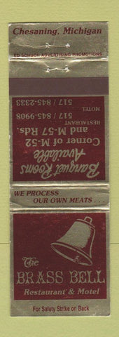Matchbook Cover - Brass Bell Restaurant Motel Chesaning MI WEAR