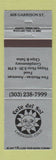 Matchbook Cover - Cafe Del Sol Lakewood Colorado