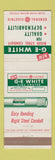 Matchbook Cover - GE White Rigid Steel Conduit General Electric