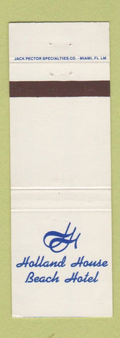 Matchbook Cover - Holland House Beach Hotel FL?