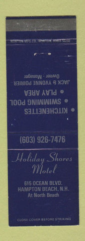 Matchbook Cover - Holiday Shores Motel Hampton Beach NH