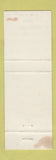 Matchbook Cover - Malliaros Clothing Lowell MA