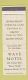 Matchbook Cover - Wave Motel Hampton Beach NH