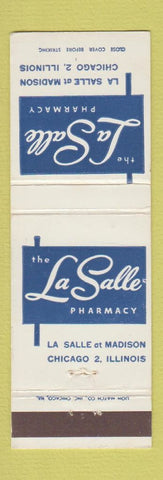 Matchbook Cover - LaSalle Pharmacy Drug Chicago IL