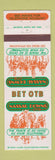 Matchbook Cover - Nassau Downs Horse Racing Massapequa NY