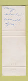Matchbook Cover - Heritage Cafeterias Springfield MO WEAR