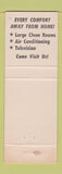 Matchbook Cover - Wilmar Motel Ste Genevieve MO