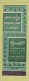 Matchbook Cover - Greenfield's Cafeteria Restaurant Detroit MI