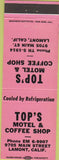 Matchbook Cover - Top's Motel Lamont CA