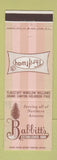 Matchbook Cover - Babbitt's Flagstaff Winslow Williams Holbrook Page AZ WEAR