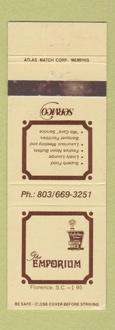 Matchbook Cover - Holiday Inn The Emporium Florence SC