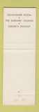 Matchbook Cover - Sullivan's Steak House RI