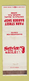 Matchbook Cover - Park Street Barber Shop Naples FL WEAR