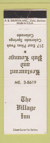 Matchbook Cover - The Village Inn Restaurant Colorado Springs WEAR