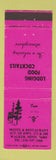 Matchbook Cover - Inn at the Y Motel Restaurant Walker MN