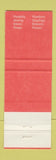 Matchbook Cover - Crane Regal Plumbing Heating North Battleford SK