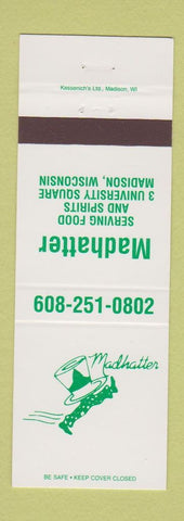 Matchbook Cover - Madhatter Restaurant Madison WI