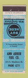 Matchbook Cover - Ann Arbor Juel Company MI