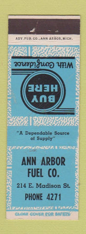 Matchbook Cover - Ann Arbor Juel Company MI